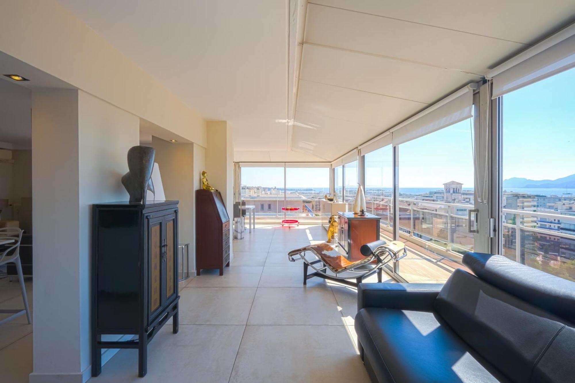 Villa Sur Le Toit - Vue Mer Exceptionnelle Кан Екстериор снимка