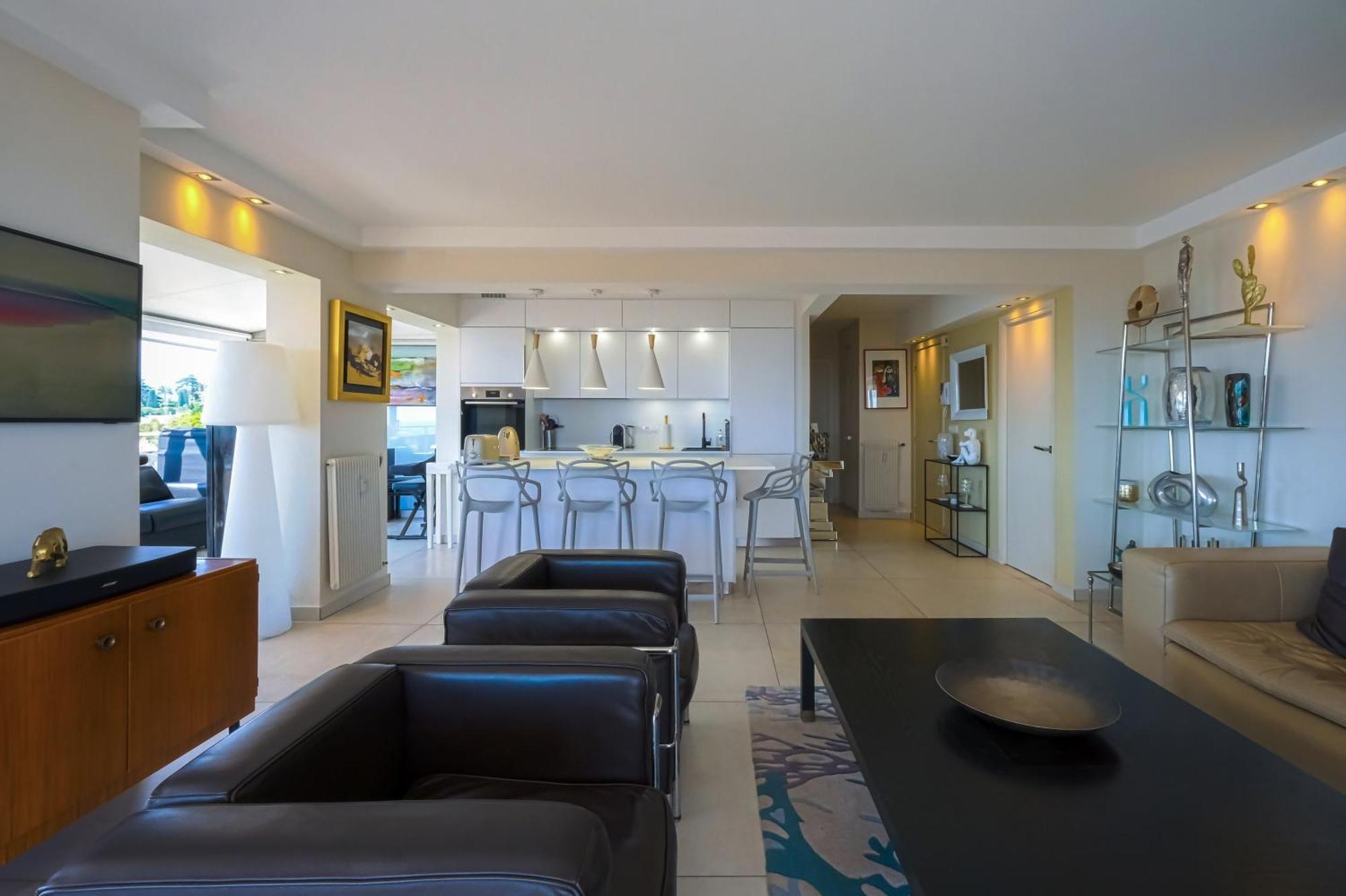 Villa Sur Le Toit - Vue Mer Exceptionnelle Кан Екстериор снимка